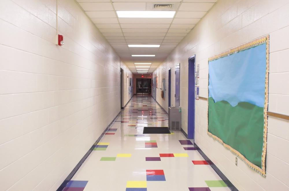 School hallway